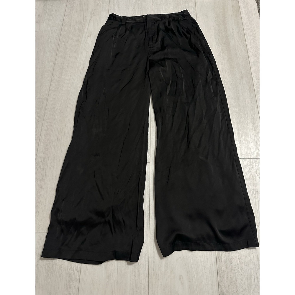 DISSH Wide Leg Size 10 US Black Trousers